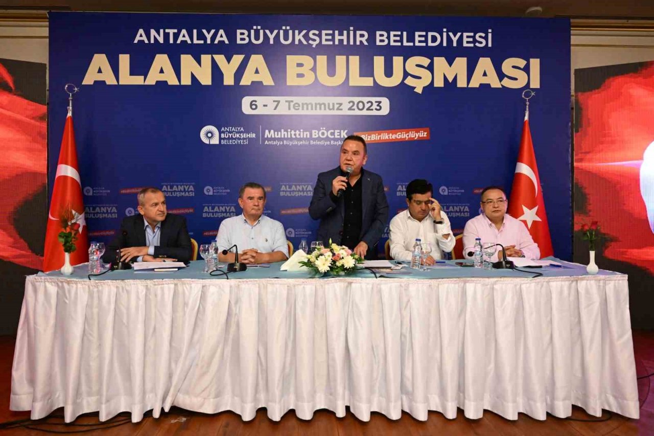 Başkan Böcek: “Alanya’da alt yapıya 1 milyar 523 milyon liralık yatırım yaptık”