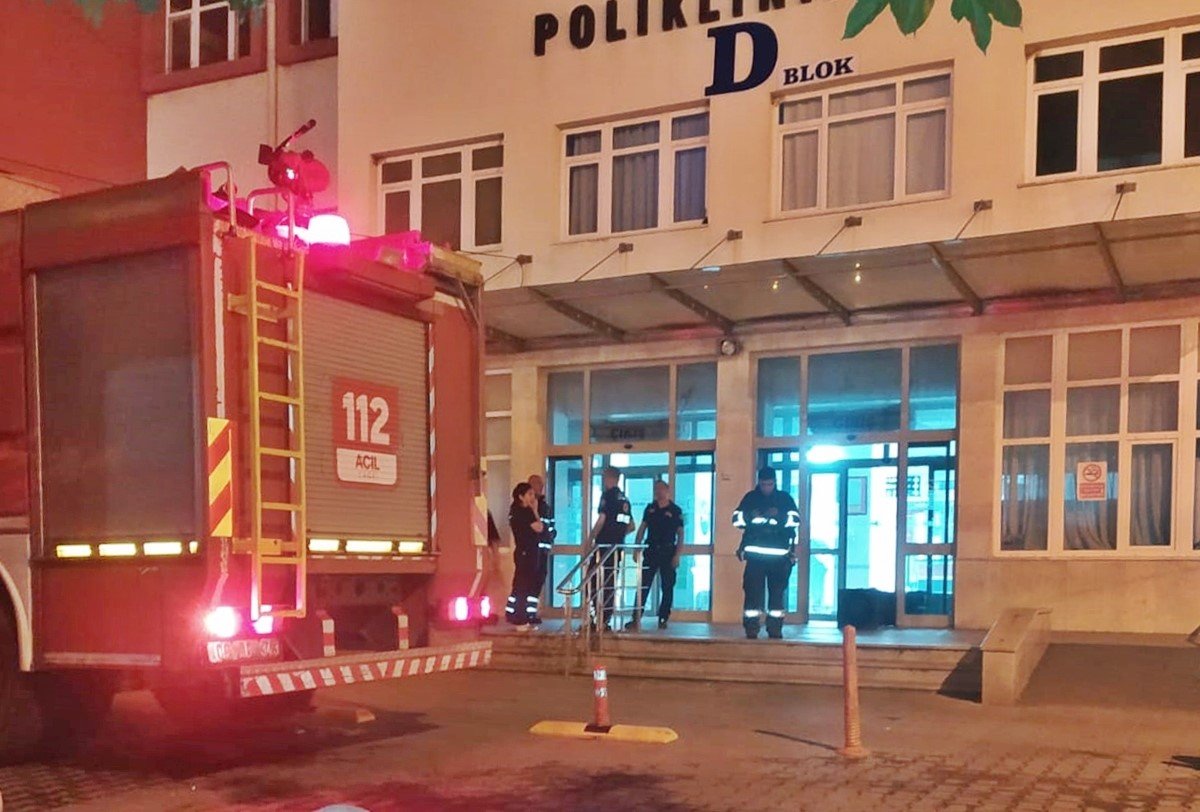 ADÜ Hastanesi’nde yangın paniği