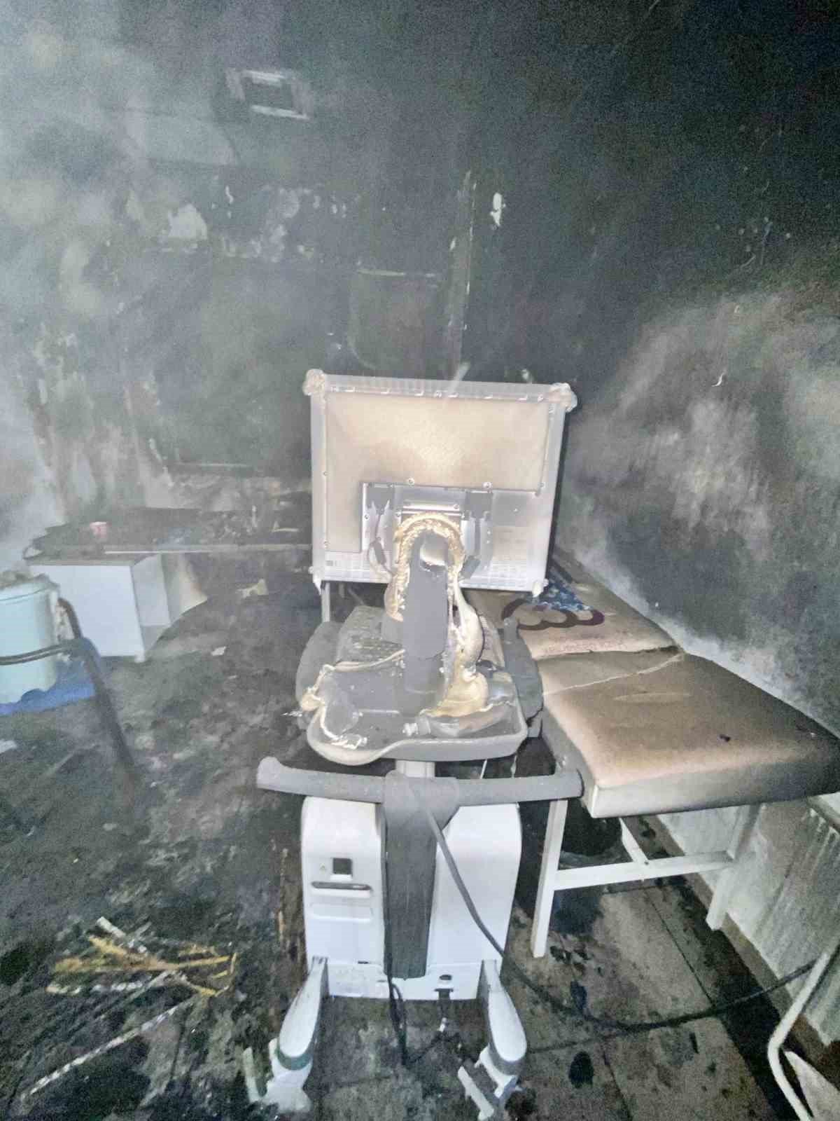 ADÜ Hastanesi’nde yangın paniği