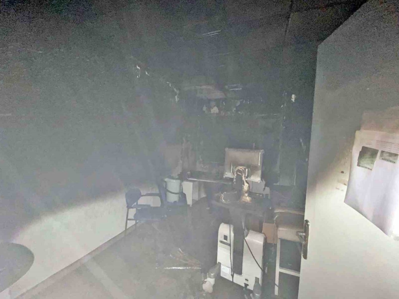 ADÜ Hastanesi’nde yangın paniği