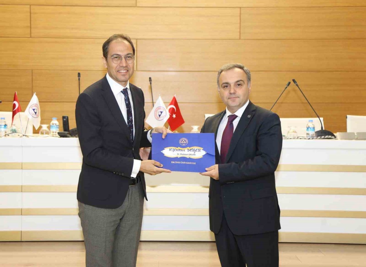 ERÜ’den İl Sağlık Müdürlüğü’ne Teşekkür