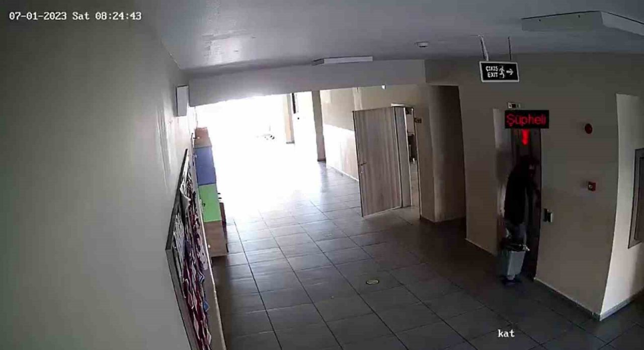 Okuldan hırsızlık yapan şüpheli tutuklandı