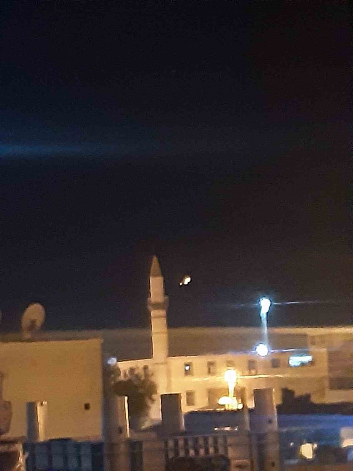 Gaziantep’te havada görülen cisimler merak uyandırıyor