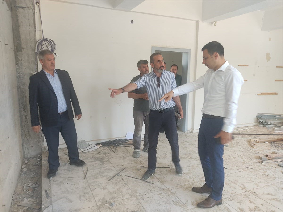 Kaymakam Sülün, güçlendirme çalışması yapılan okulları inceldi