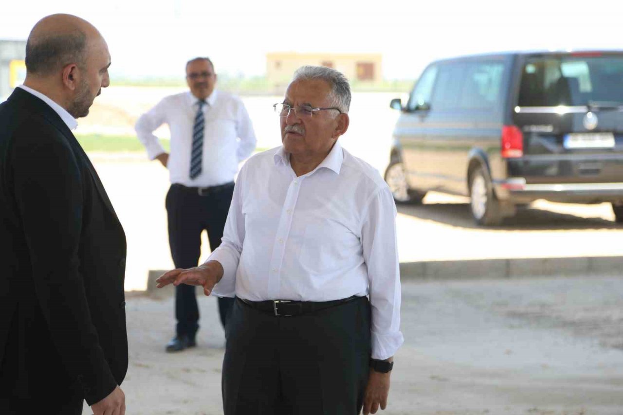 Başkan Büyükkılıç, İç Anadolu’nun en büyük Hayvan Pazar Yeri Projesini inceledi