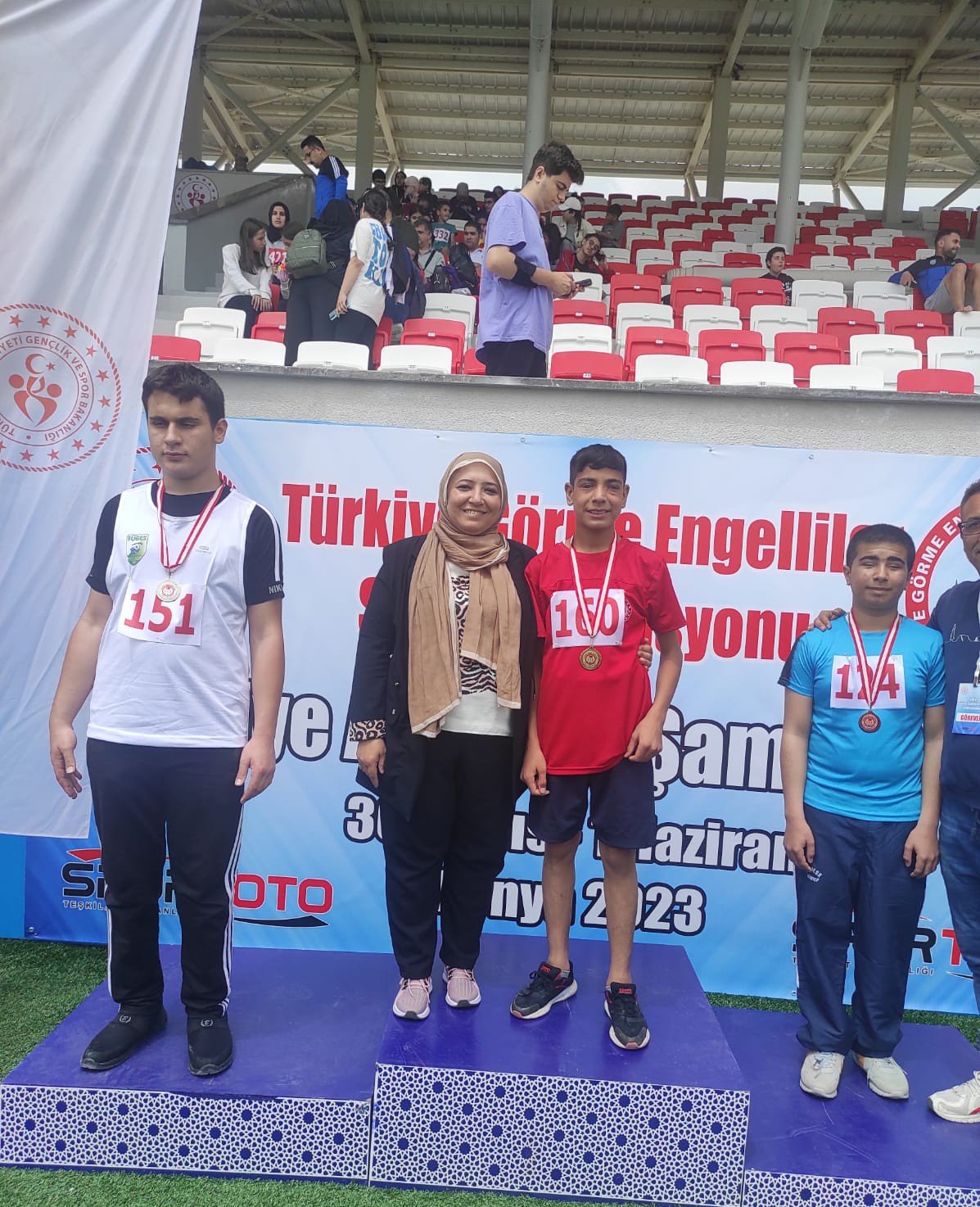 Şanlıurfalı görme engelli sporcu Türkiye şampiyonu oldu