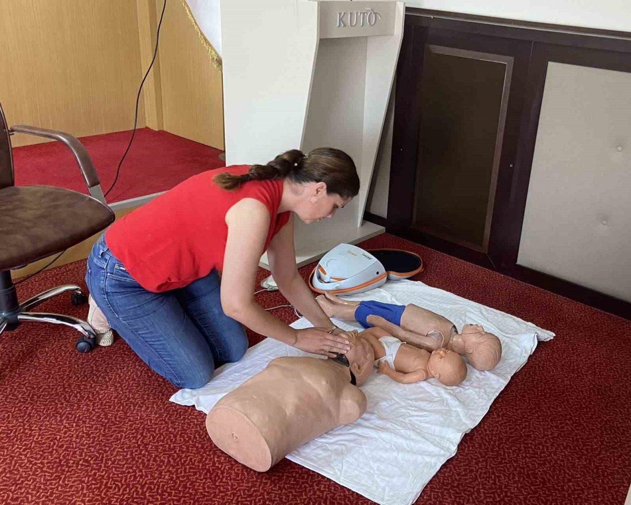 KUTO’da sertifikalı ilk yardım eğitimleri devam ediyor