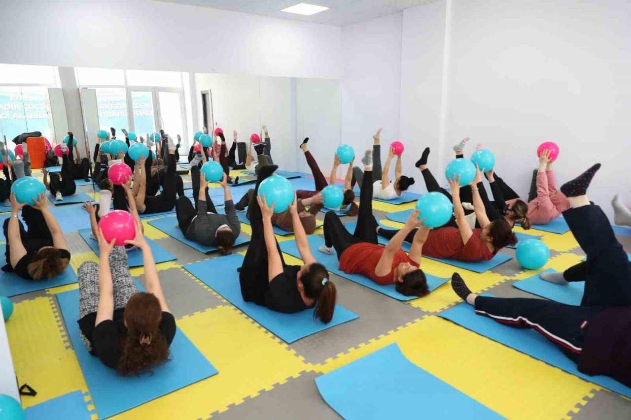 Merkezefendi’de spor kurslarına yoğun ilgi