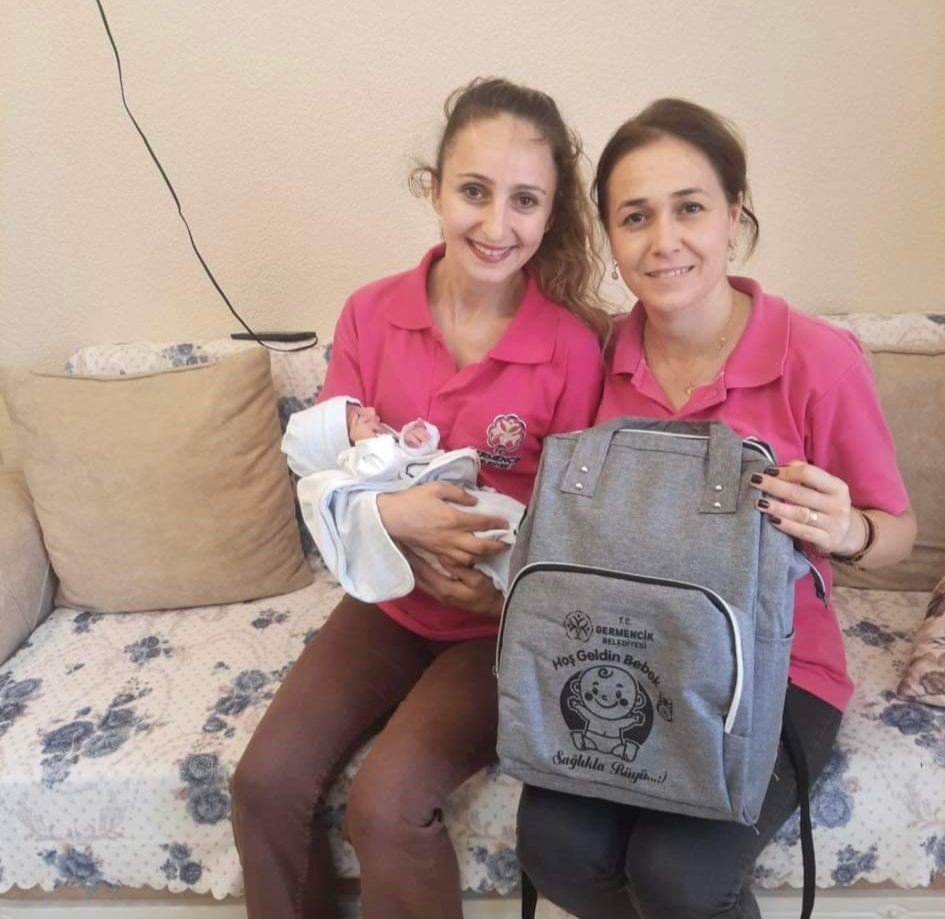 Germencik’te ’Hoş geldin bebek’ projesi sürüyor