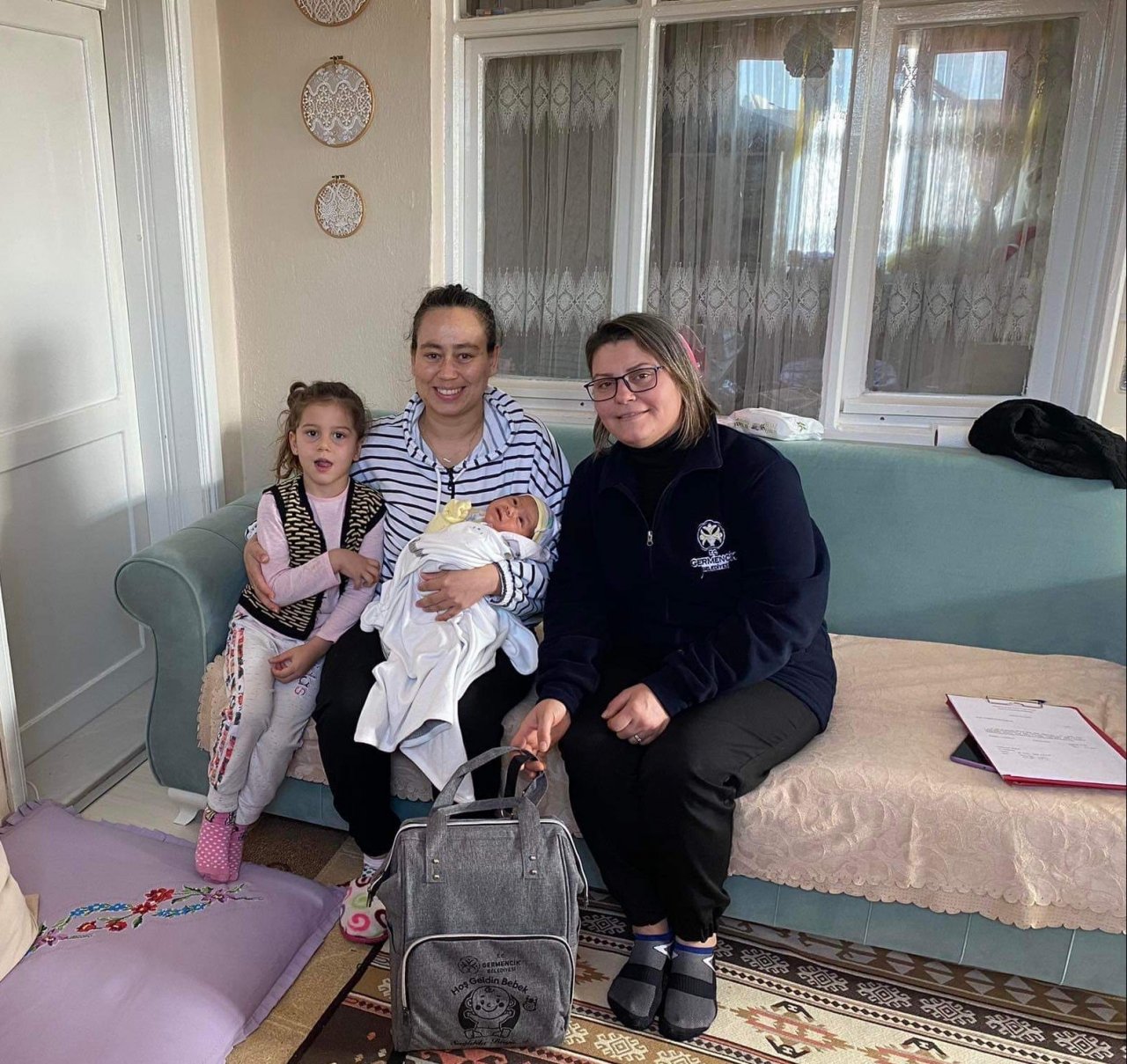 Germencik’te ’Hoş geldin bebek’ projesi sürüyor