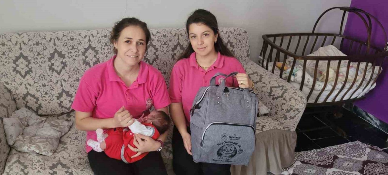 Germencik’te ’Hoş geldin bebek’ projesi sürüyor