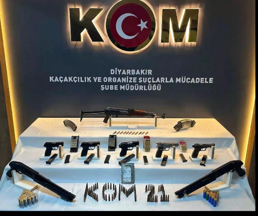 Diyarbakır’da bir ayda 182 tabanca ele geçirildi