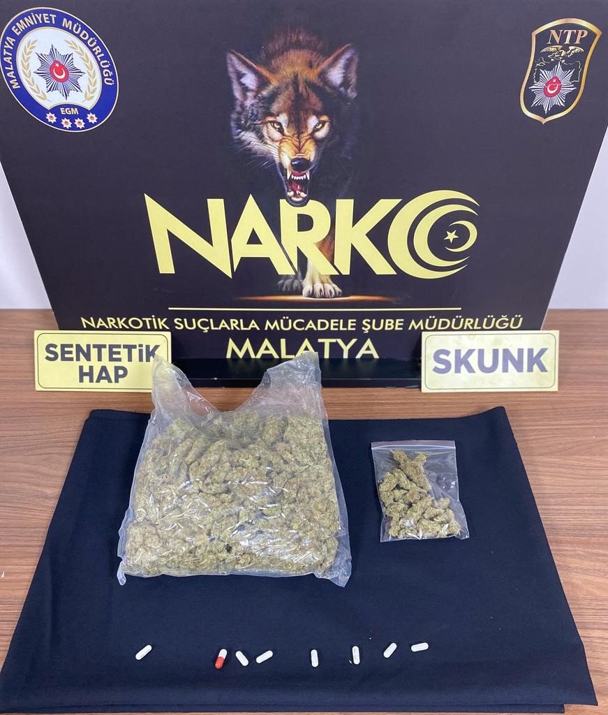 Malatya’da zehir tacirlerine büyük darbe: 8 tutuklama