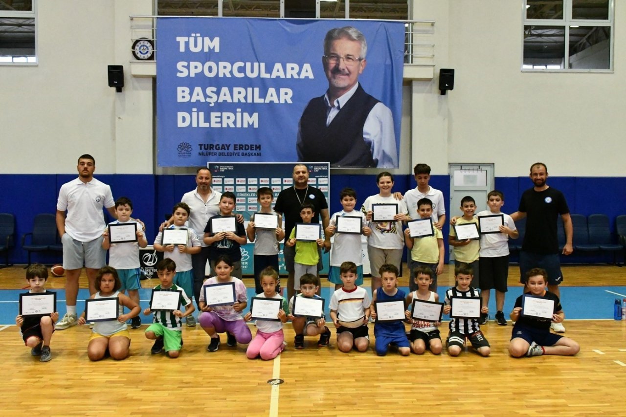 Nilüfer Yaz Spor Okulları’nda ilk dönem bitti