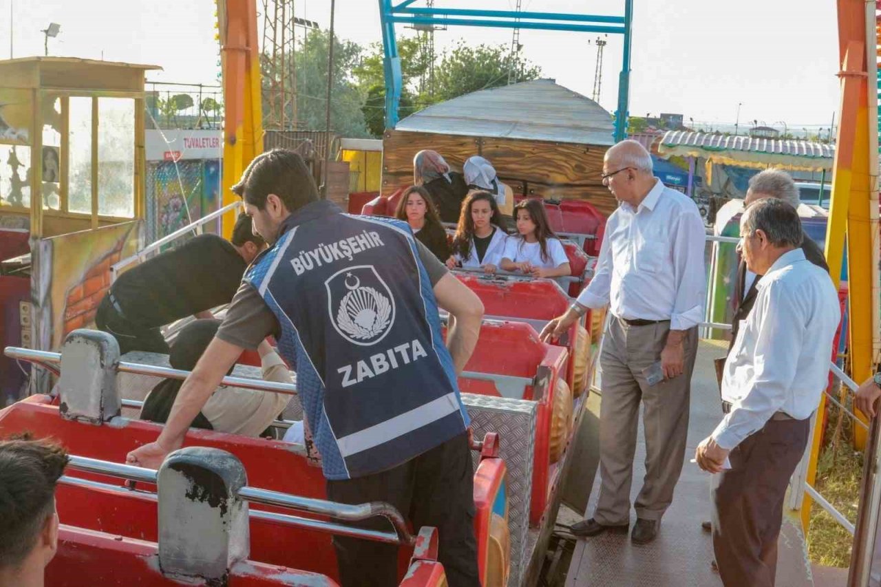 Van’daki lunaparklar denetlendi