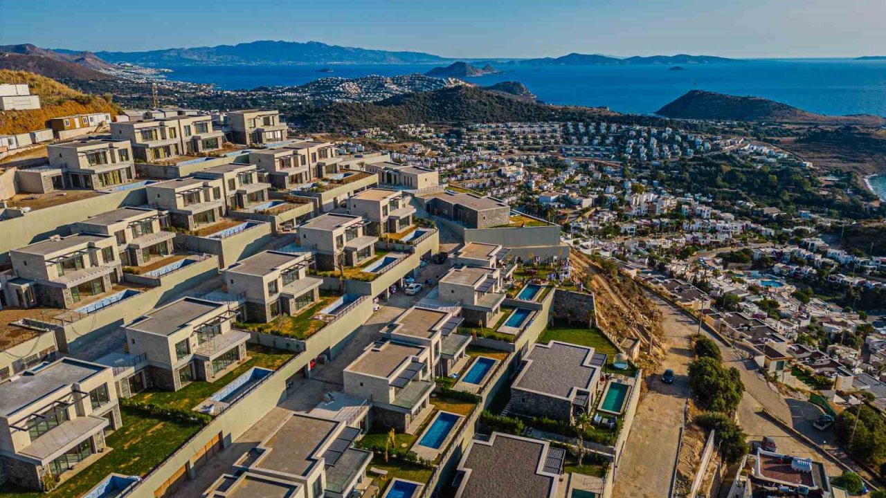 Bodrum’da manzaralı villa projesinde yaşam başlıyor