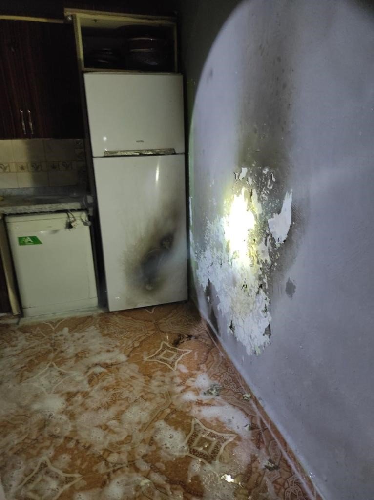 Hatay’da ev yangını