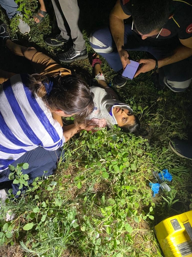 Traktör ile çarpışan otomobil şarampole uçtu: 6 yaralı