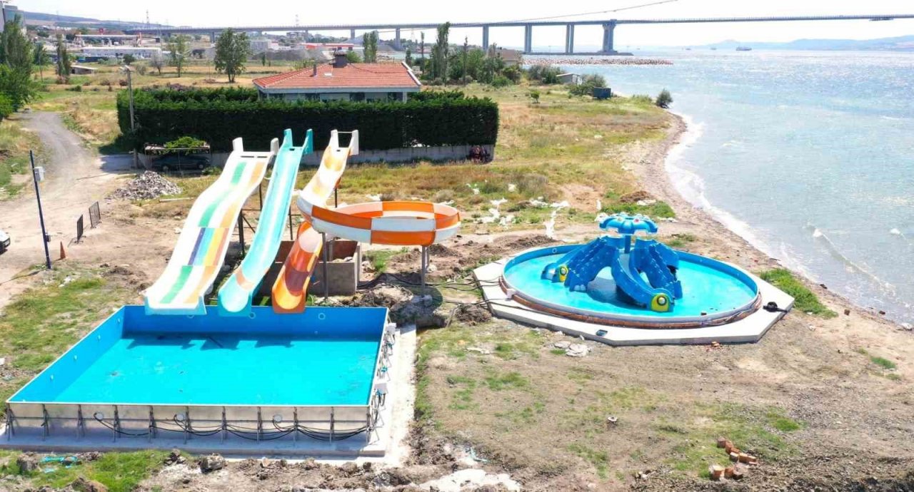 Lapseki’de Aqua Park Projesinde sona doğru
