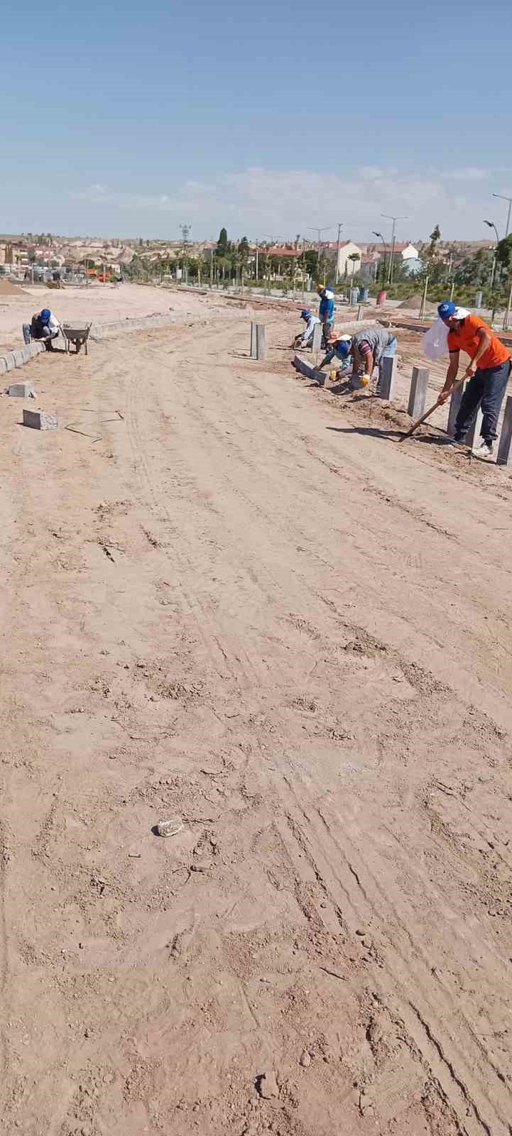 Gülşehir Millet Bahçesi’nde sona geliniyor