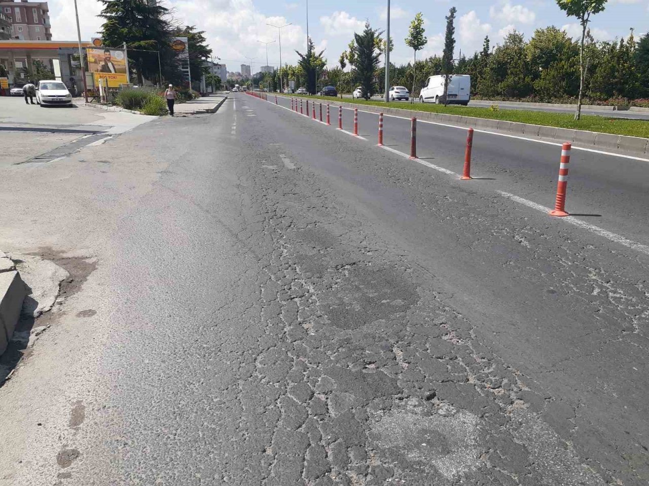 Nevşehir- Avanos karayolu asfalt yenileme çalışmaları başladı