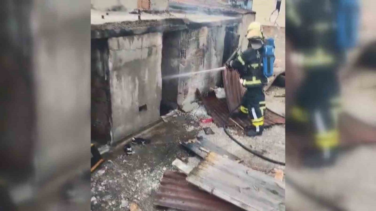 Çatı katında yangın