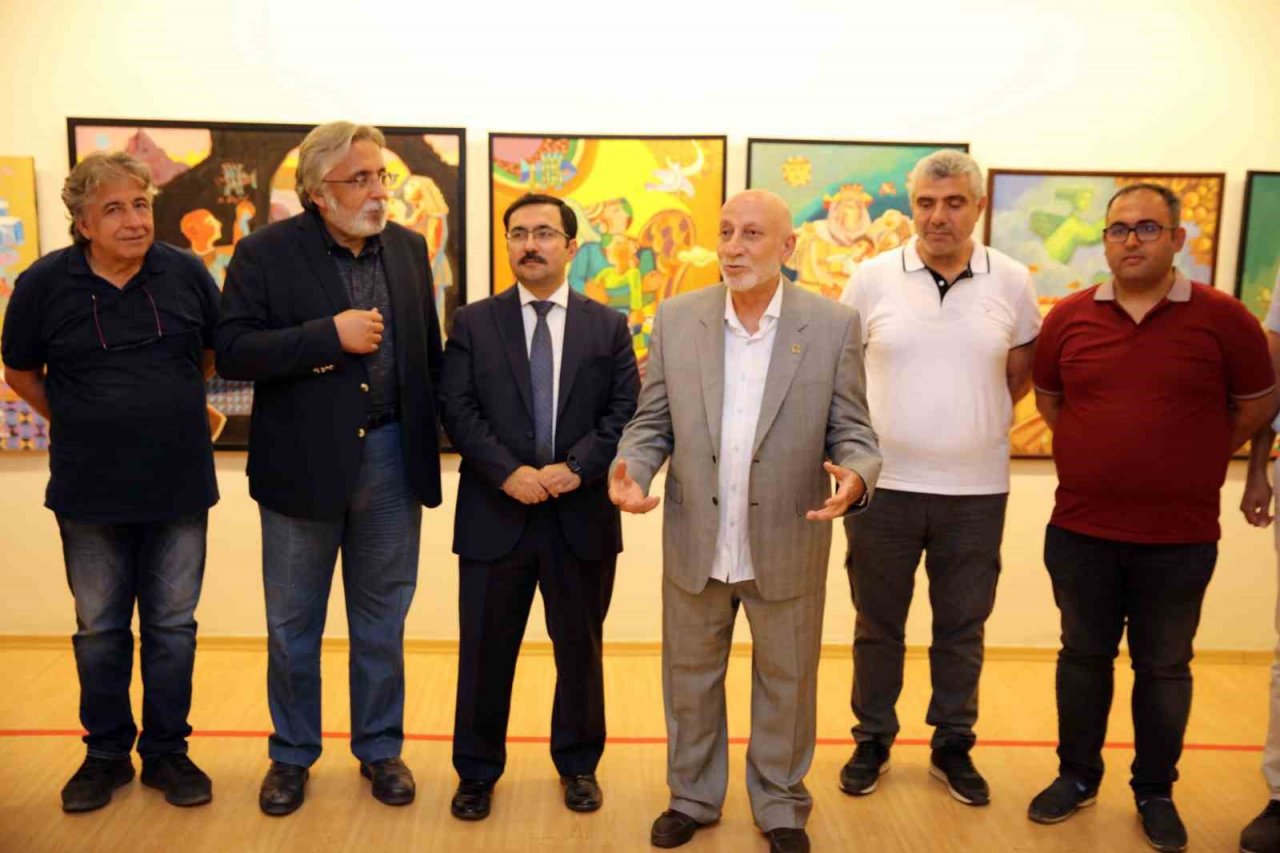 SANKO’da, anneler ve çocuklar temalı resim sergisi açıldı