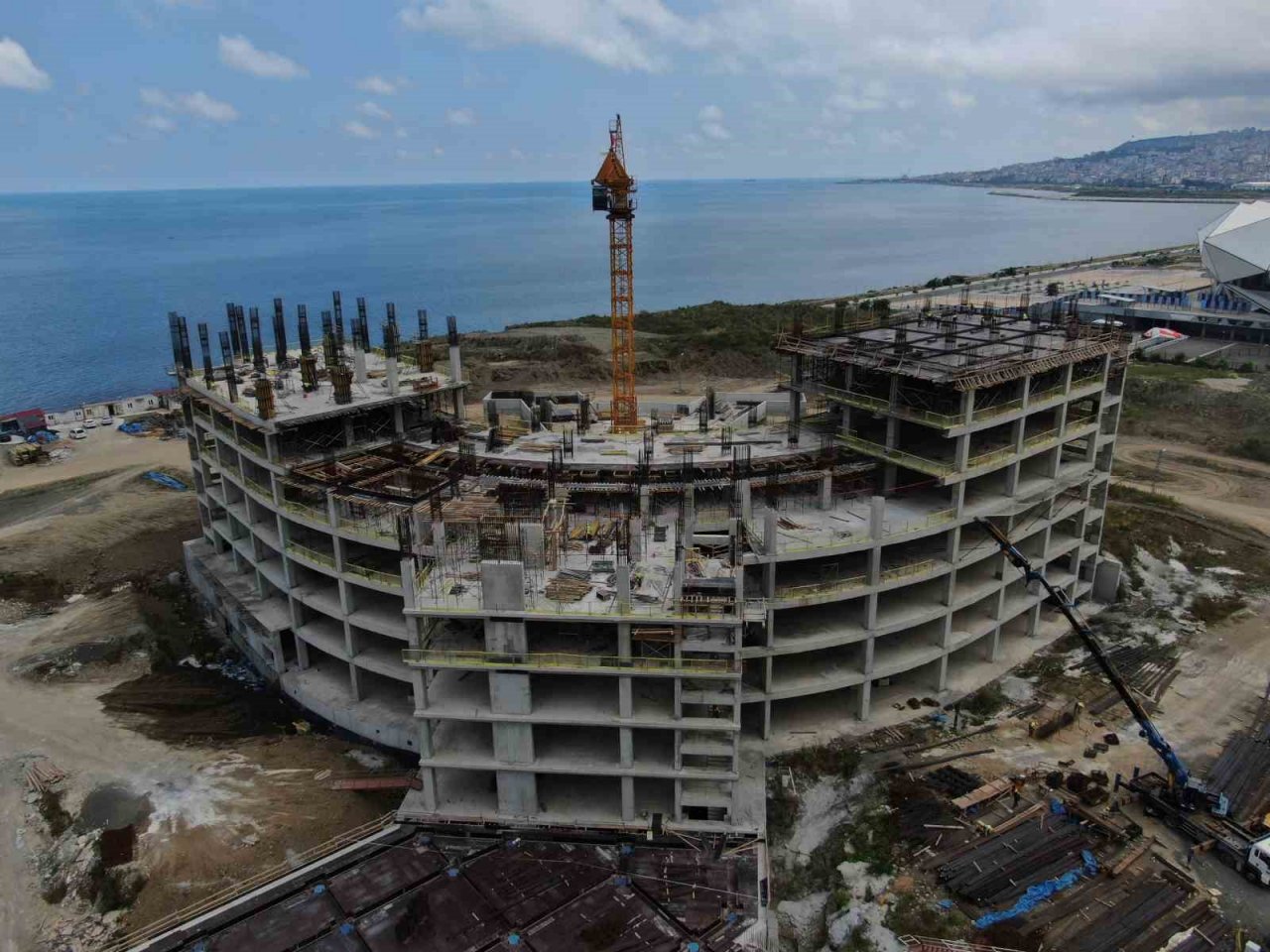 Trabzon Şehir Hastanesi inşaatı hızla yükseliyor