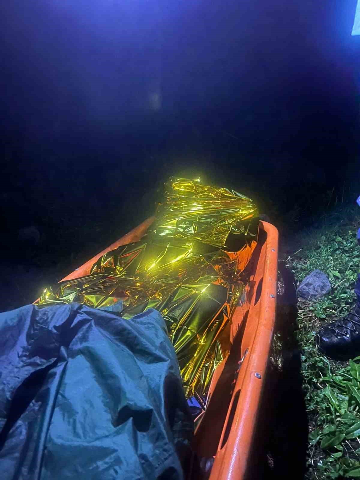 Kaçkar Dağları’ndaki yaralı dağcı kurtarıldı