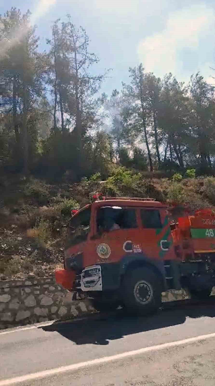 Marmaris’te iki ayrı noktada orman yangını başladı