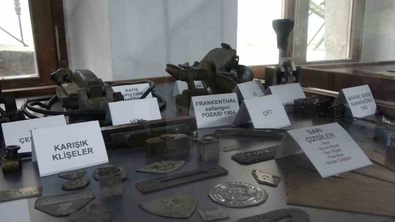 2. Dünya Savaşı’nda Hitler’in eritip tanka dönüştürdüğü baskı makinesi Trabzon’da sergileniyor