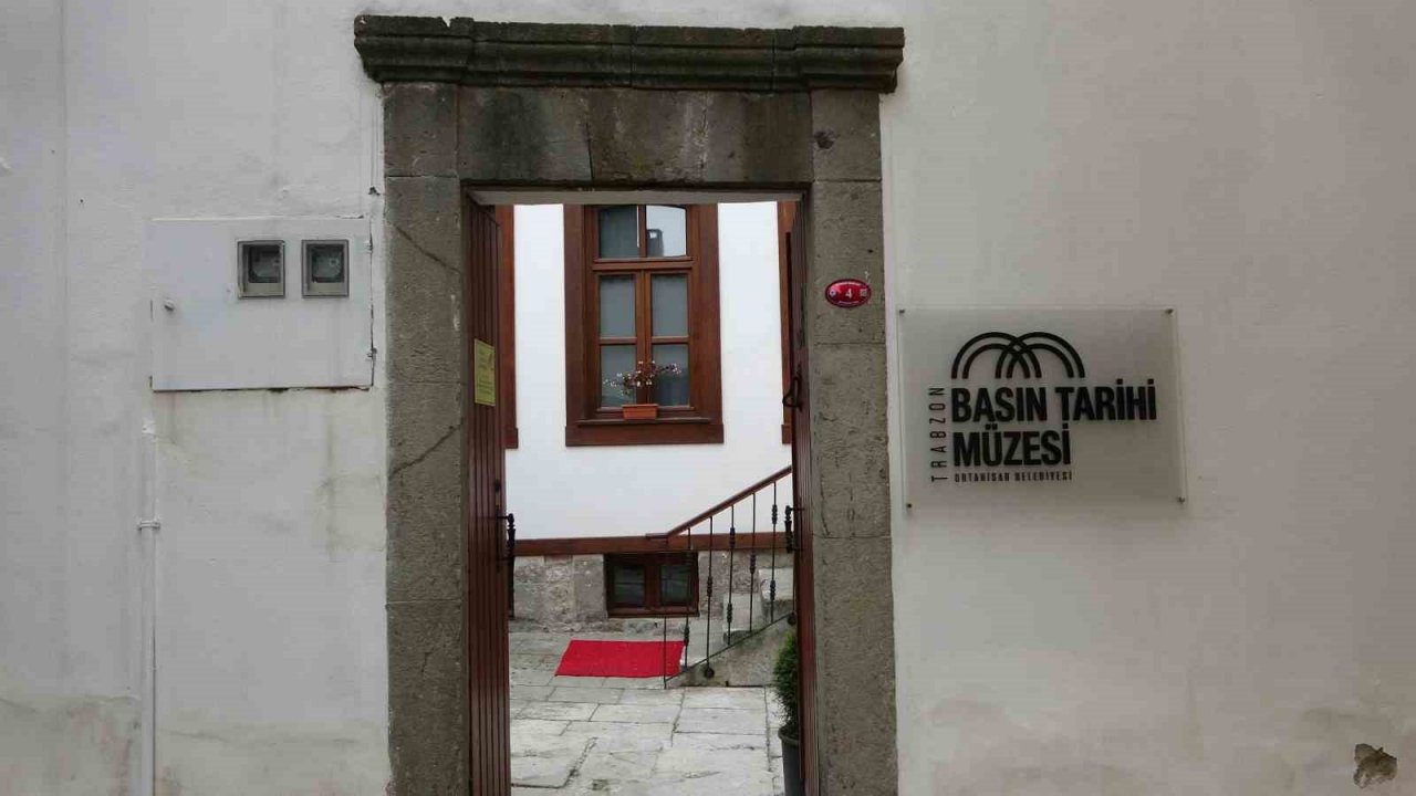 2. Dünya Savaşı’nda Hitler’in eritip tanka dönüştürdüğü baskı makinesi Trabzon’da sergileniyor