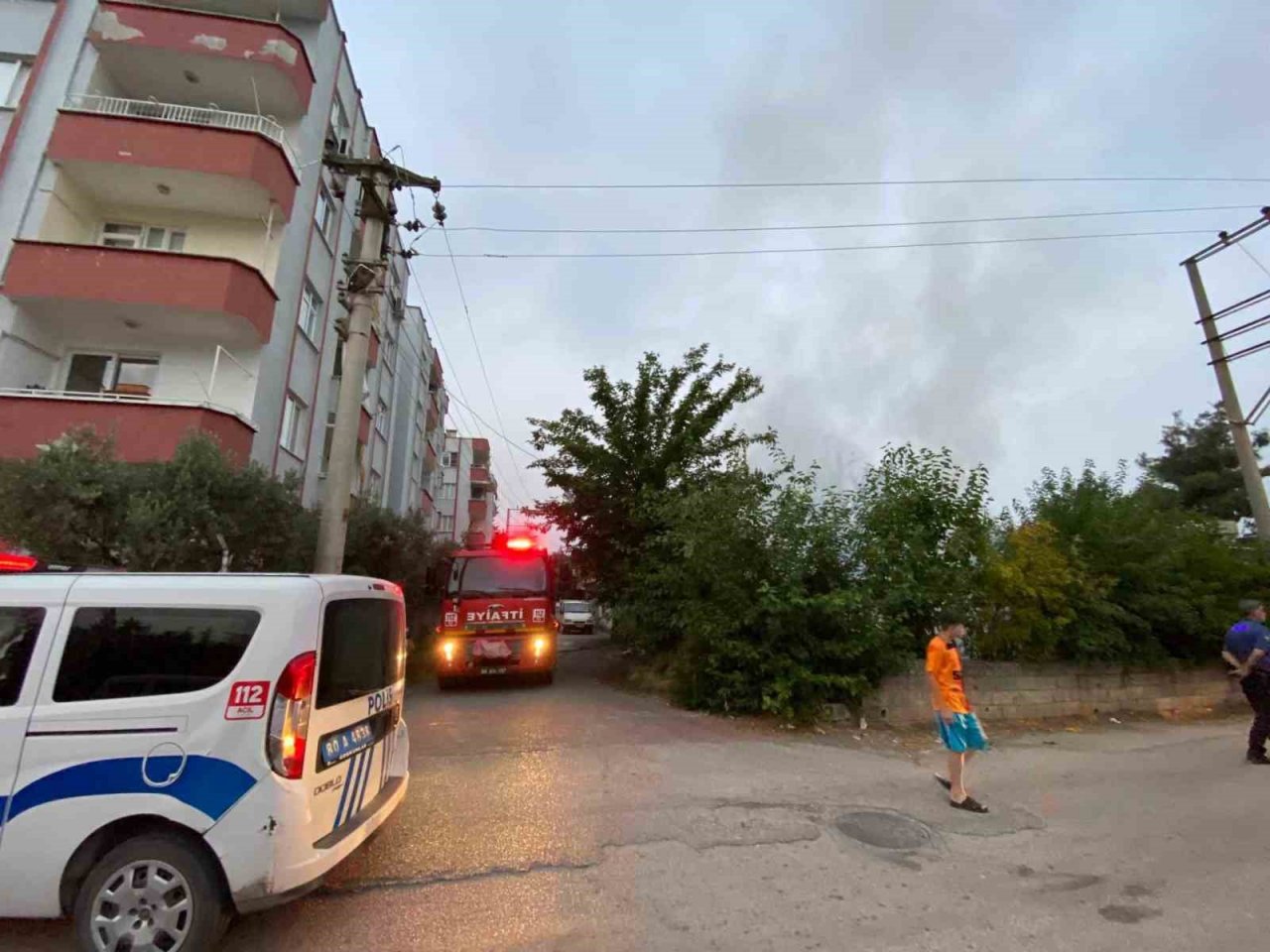 Osmaniye’de kullanılmayan kerpiç evde çıkan yangın korkuttu