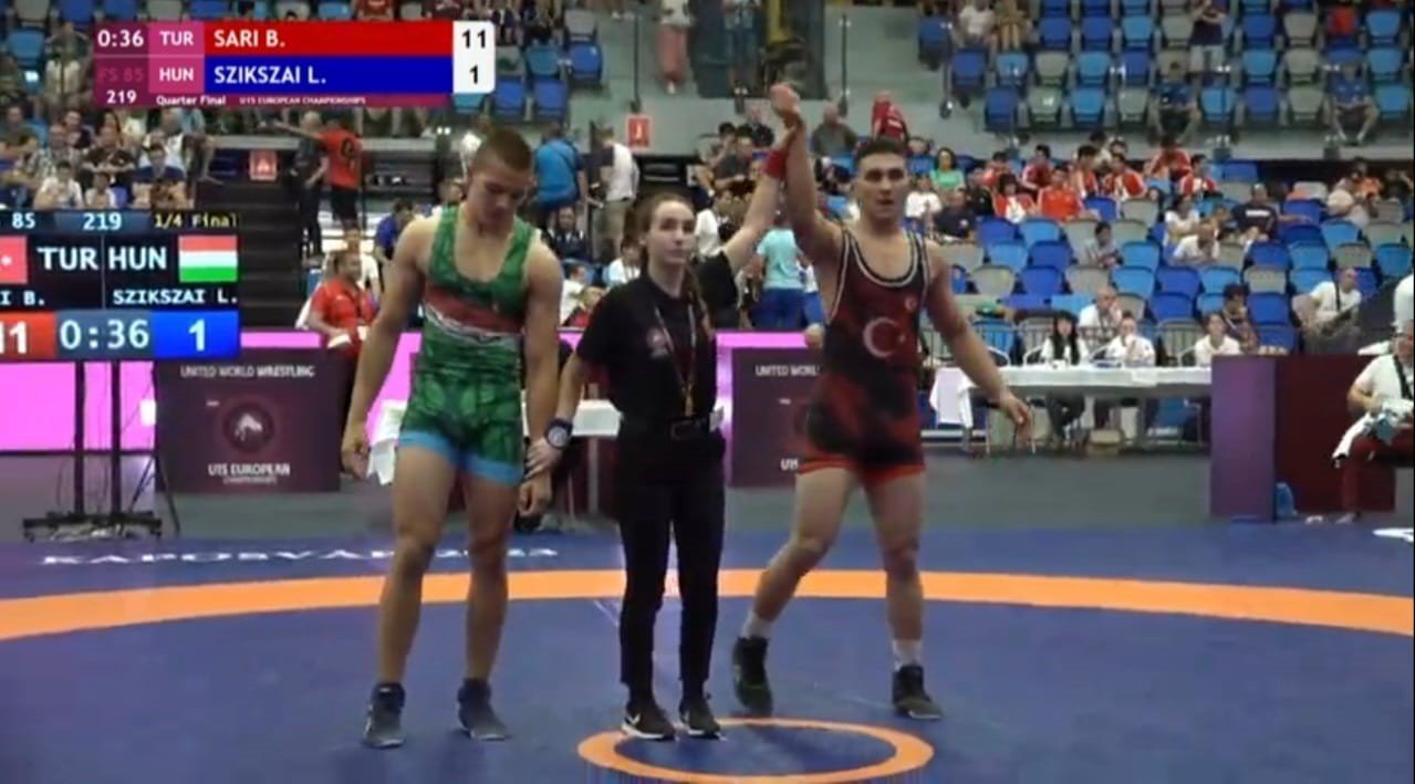 Pamukkale Belediyesporlu Beytullah Sarı Avrupa 3.’sü oldu