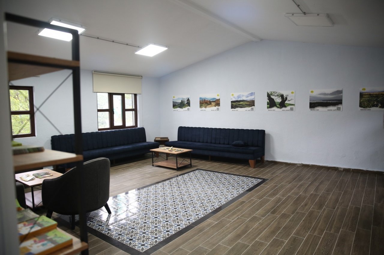 Üçpınar’daki eski köy okulu konuk evi oldu