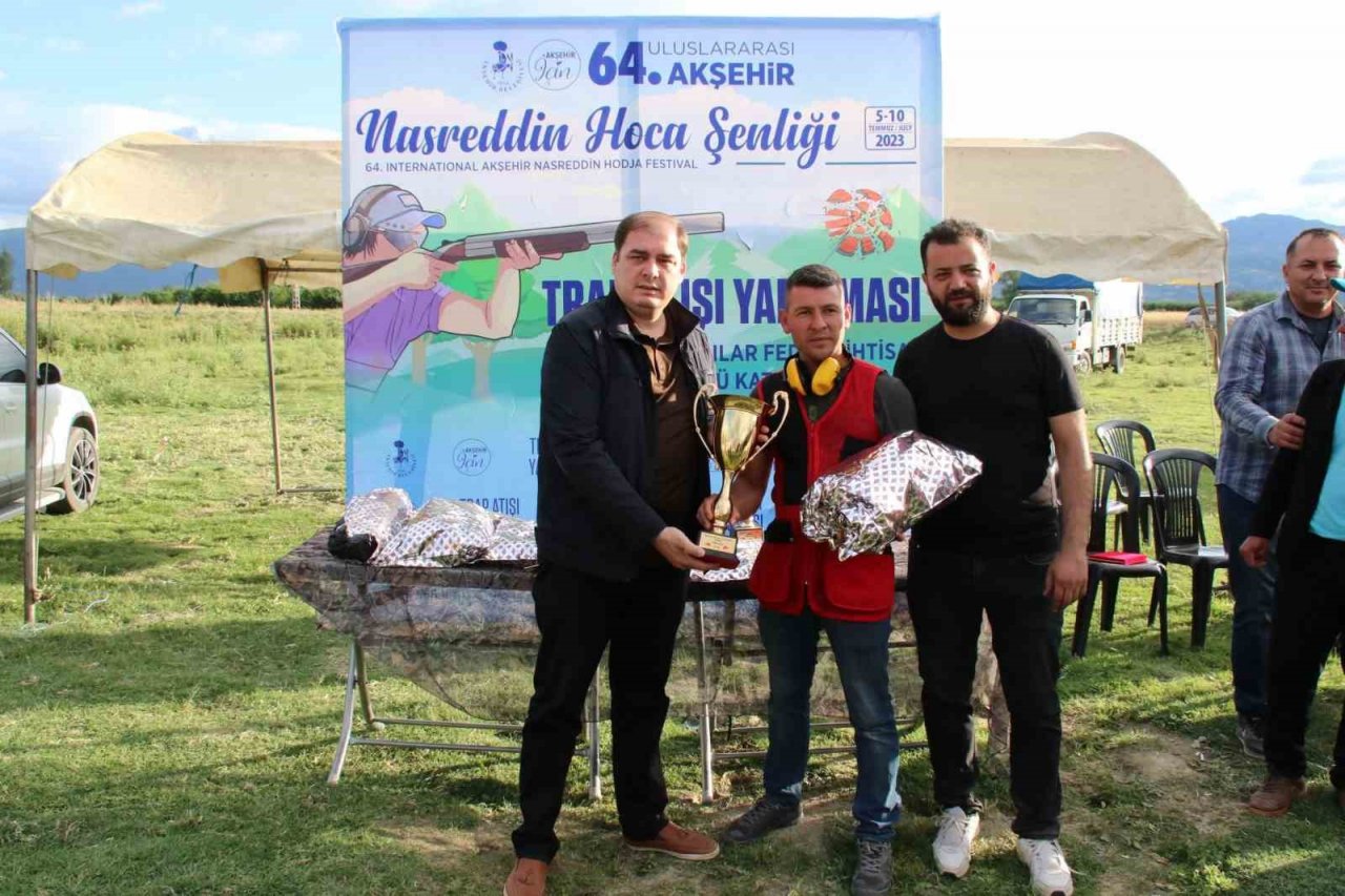 Akşehir’de trap atış yarışması düzenlendi