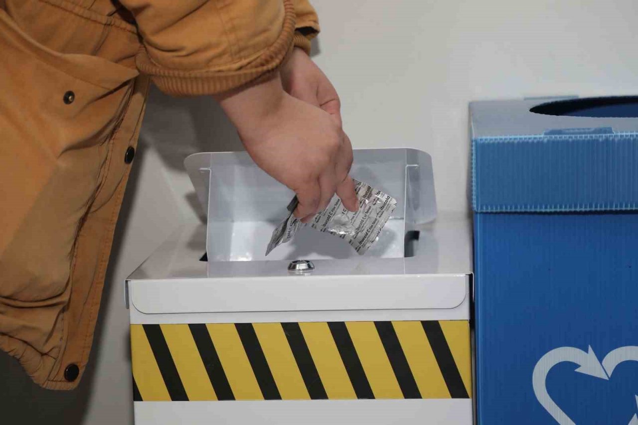 Atakum’da 6 ayda 400 kg atık ilaç toplandı