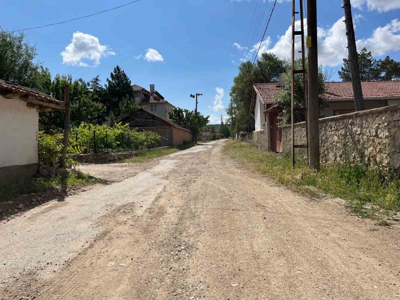 Uzun yıllardır asfalt dökülmeyen yollar mahalleliyi mağdur ediyor