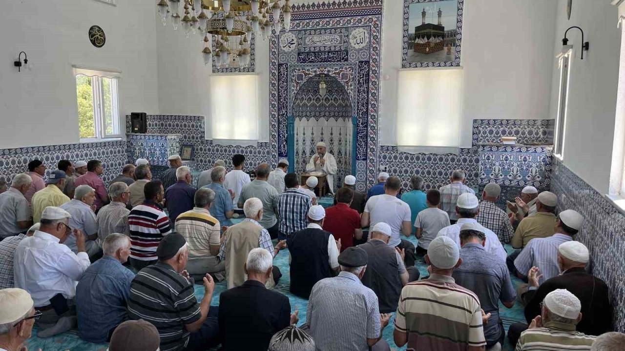 Çan’da Bardakçılar köyü camii ibadete açıldı
