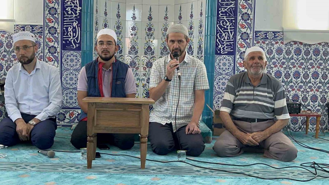 Çan’da Bardakçılar köyü camii ibadete açıldı