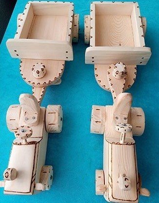 Atık tahtalardan yaptığı oyuncaklarla ‘Sanatçı’ kimliğine kavuştu