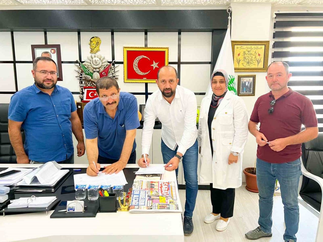 Hizmet-İş Sendikası ile Demirci Belediyesi arasında ek protokol imzalandı