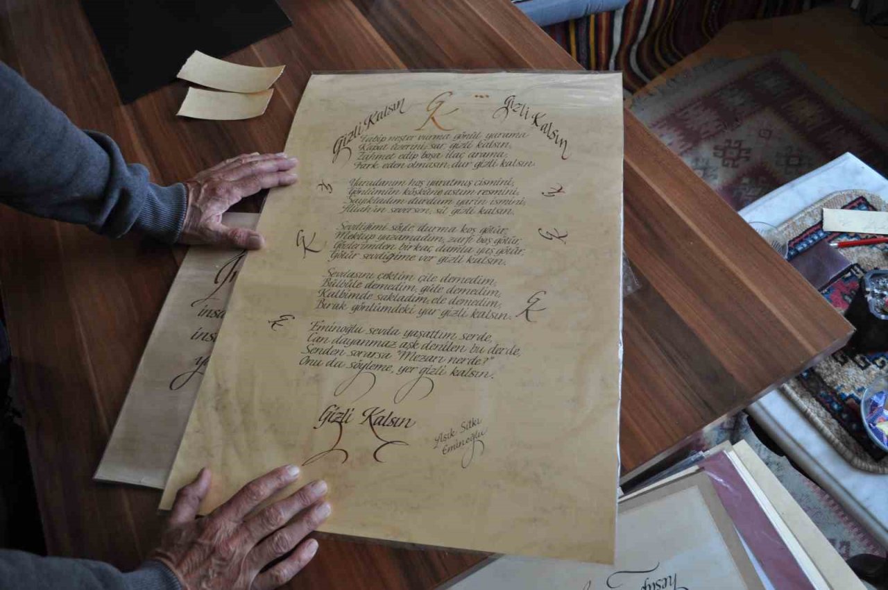 Hüsnü Hat sanatıyla uğraşan ustalar genç öğrenci bulamıyor