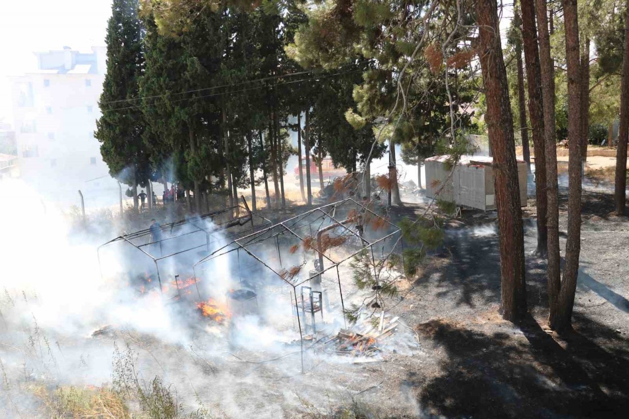 Kahramanmaraş’ta korkutan yangın