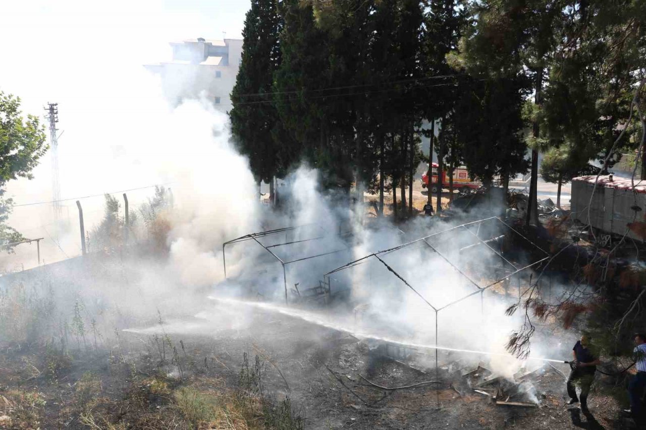 Kahramanmaraş’ta korkutan yangın
