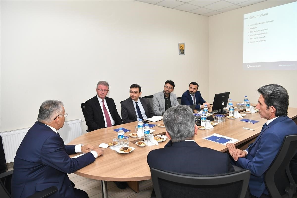 Kayseri Ulaşım A.Ş.’den 22 megavatlık RES projesinde önemli adım