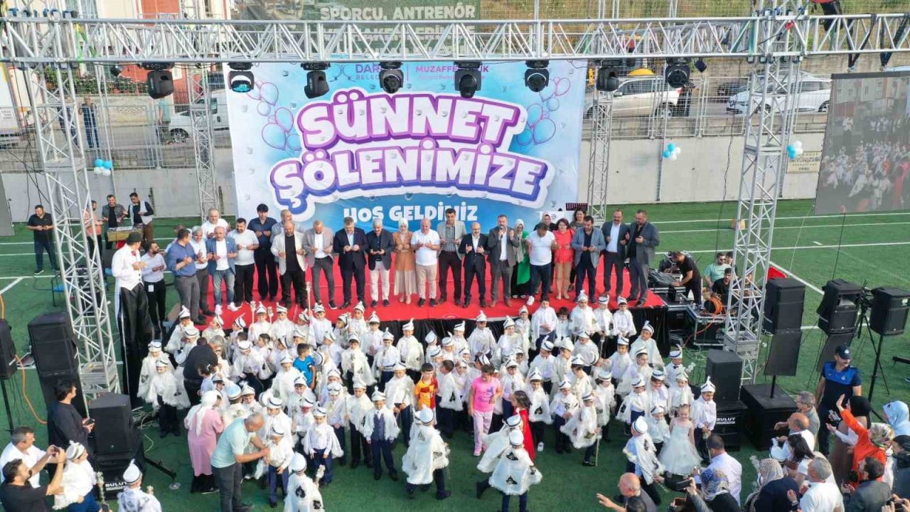 850 çocuk şölenle sünnet edildi