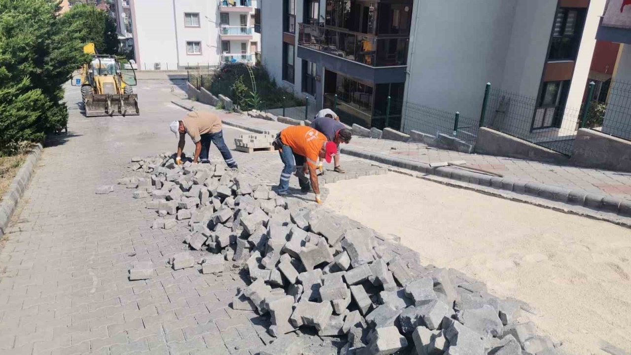 Kuşadası Belediyesi, yolları yeniliyor