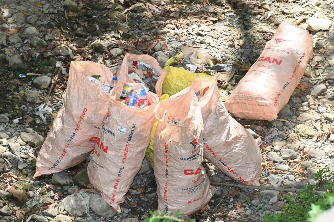 Çaybaşı Deresi temizleniyor