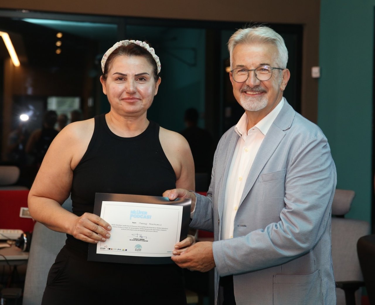 Podcast atölyesi ilk mezunlarını verdi